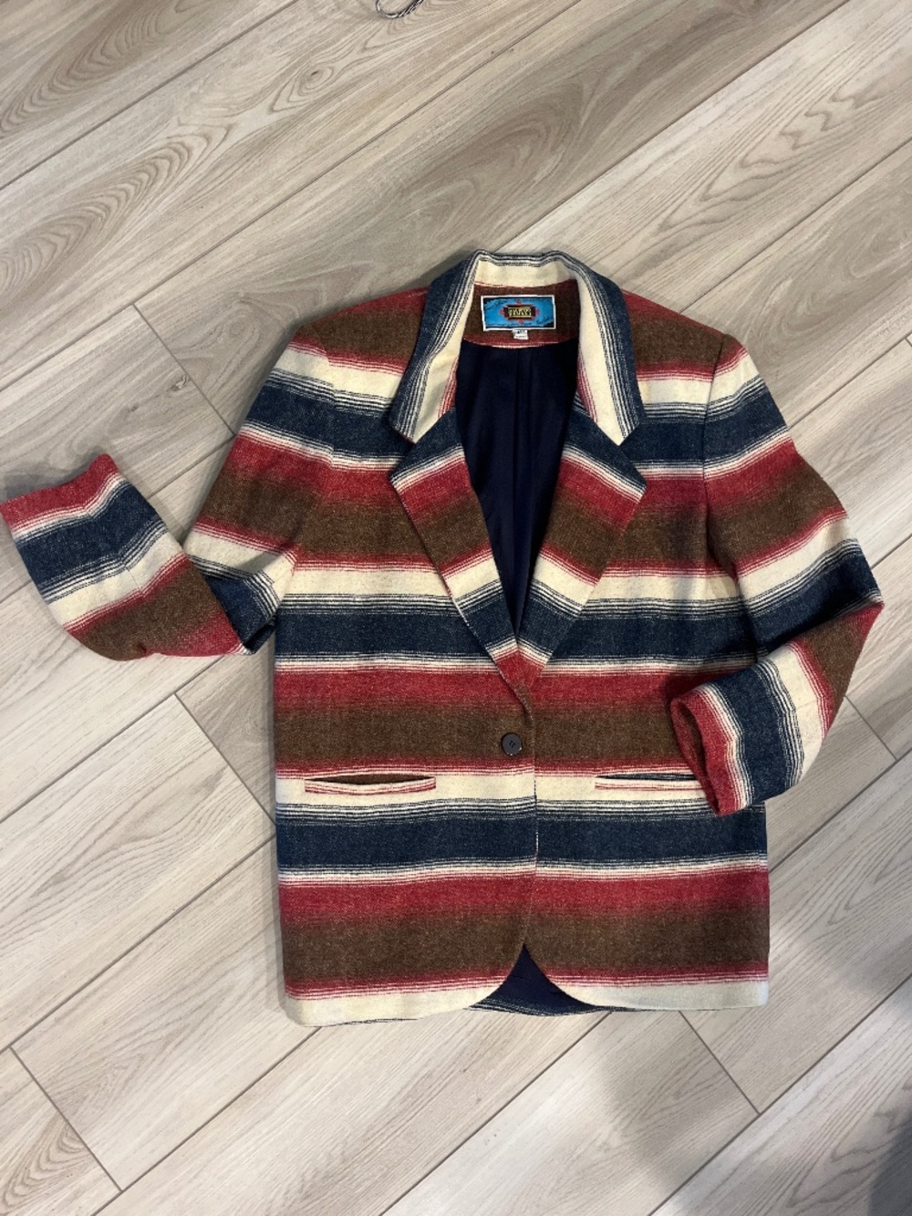 Vintage Maurizio Ramani Striped Blazer